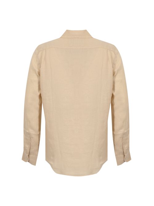 Camicia Raphael in lino Beige Mc2 Saint Barth | RPH000101139L